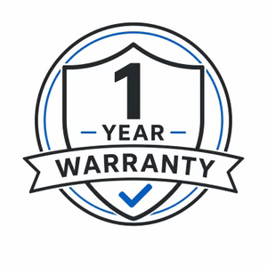 1 year warranty badge