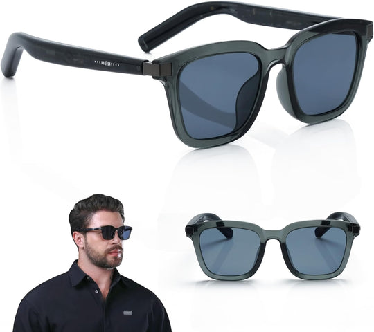 LIMU MotionSense Open-Ear Smart Glasses - Black