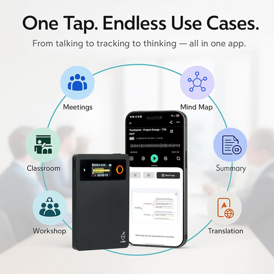 LIMU Pro Max - Flagship AI Voice Recorder