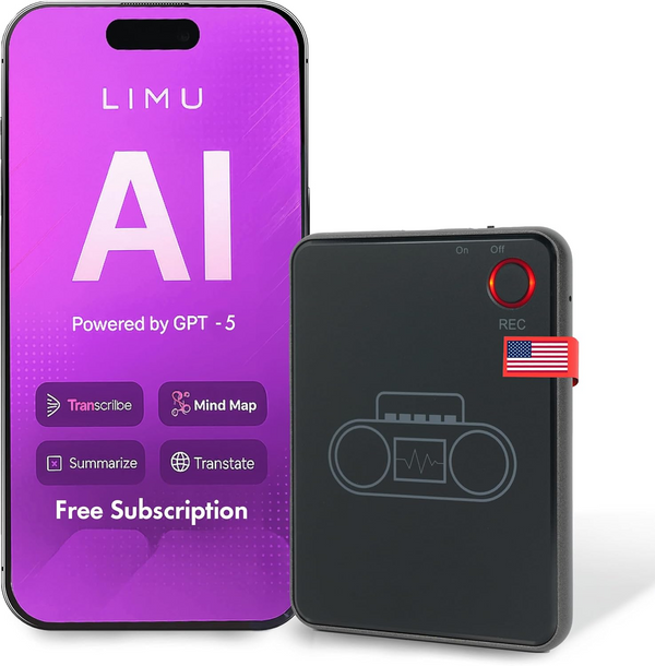 LIMU Core - USB-C AI Voice Recorder