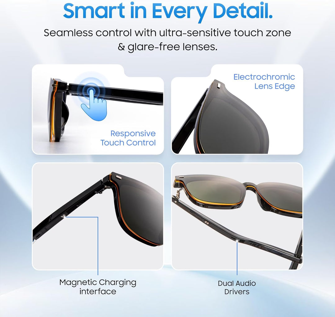 LIMU FlexLens Magnetic Smart Glasses