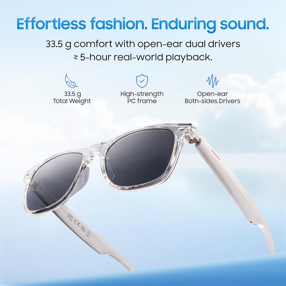 LIMU AirCore Open-Ear Smart Glasses