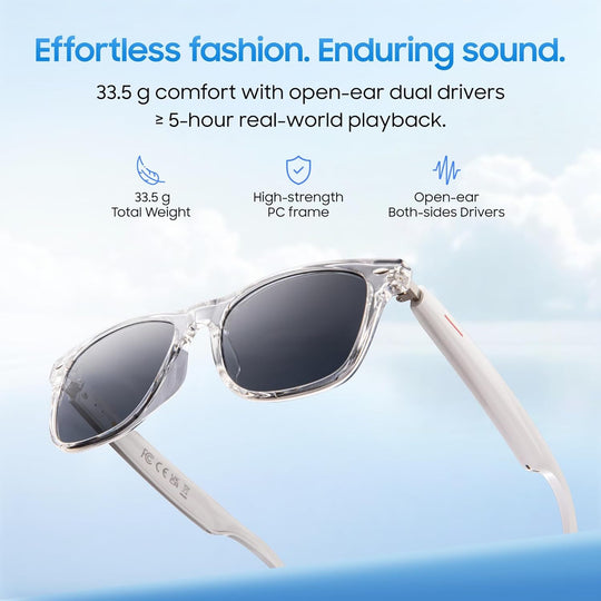LIMU AirCore Open-Ear Smart Glasses