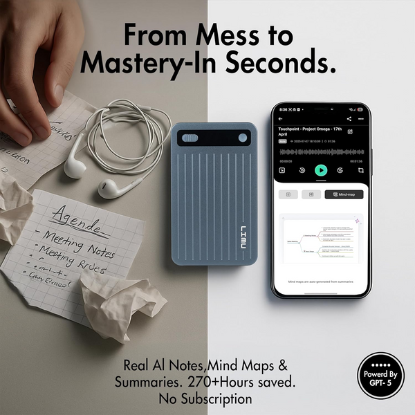 LIMU Pro Slim - Slim AI Voice Recorder