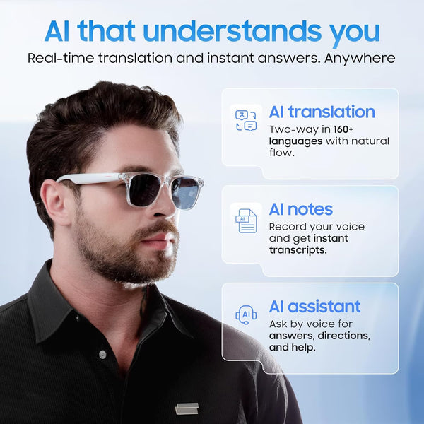 LIMU AirCore Open-Ear Smart Glasses