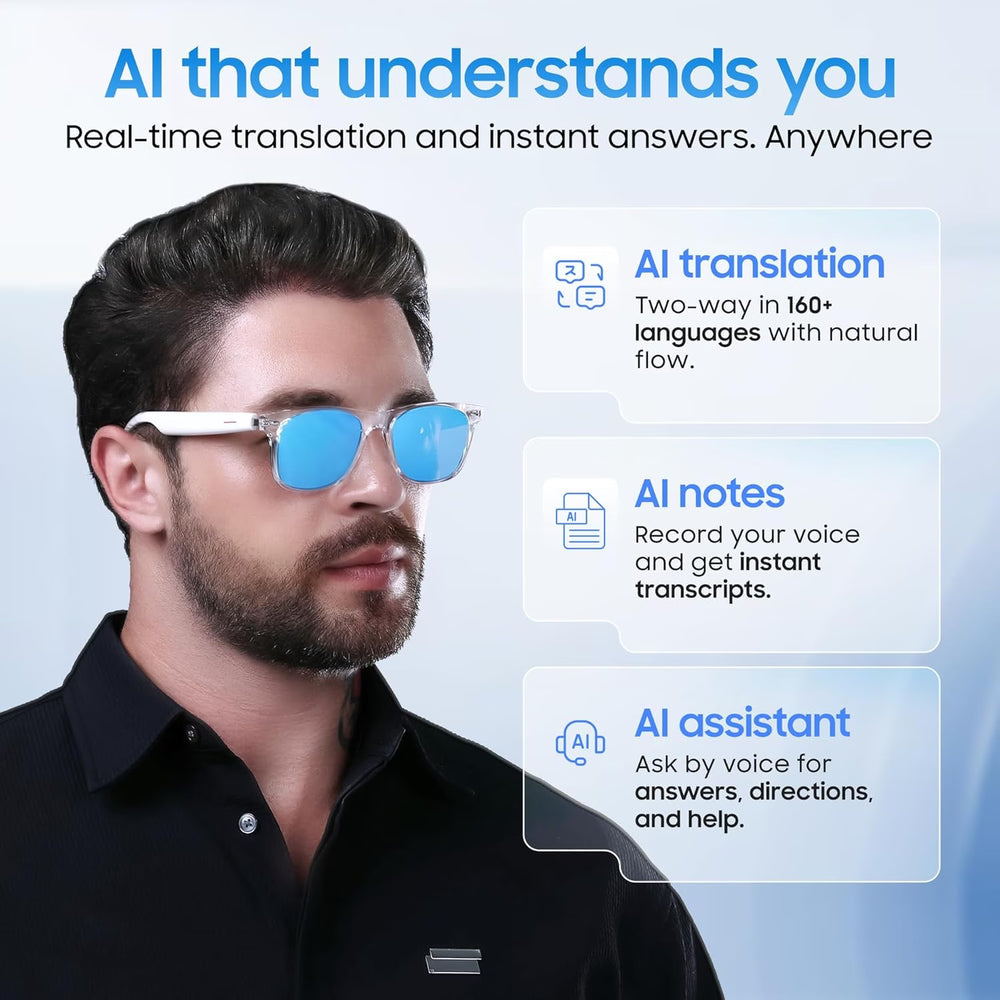LIMU IceLens Open-Ear Smart Glasses