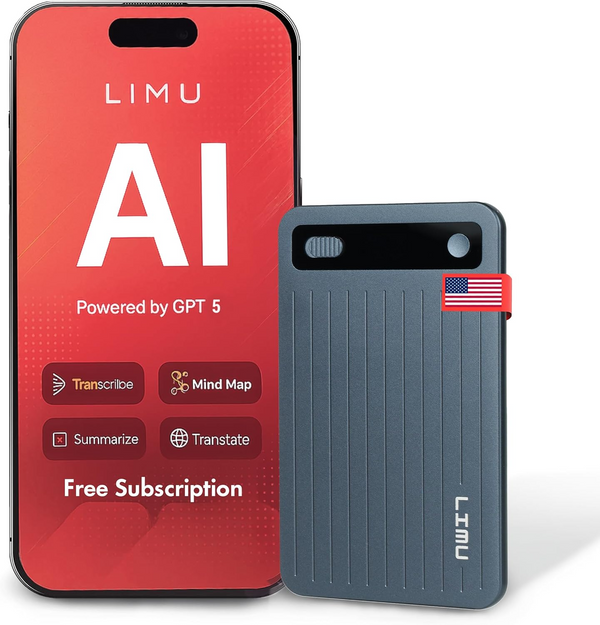 LIMU Pro Slim - Slim AI Voice Recorder