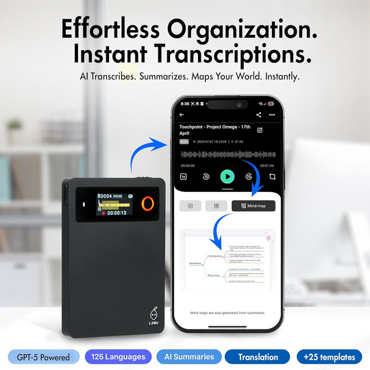 LIMU Pro Max - Flagship AI Voice Recorder