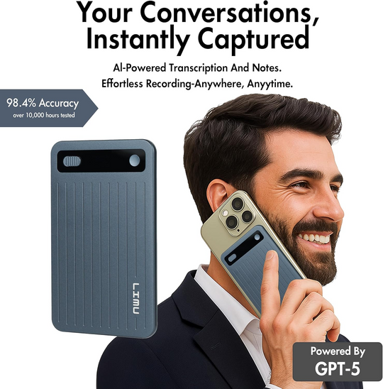 LIMU Pro Slim - Slim AI Voice Recorder
